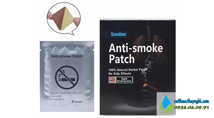 Miếng dán cai nghiện thuốc lá Anti Smoke Patches